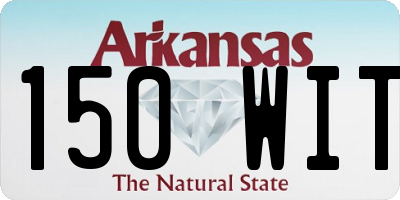 AR license plate 150WIT