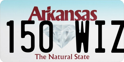 AR license plate 150WIZ