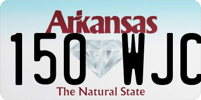 AR license plate 150WJC