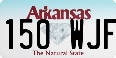 AR license plate 150WJF
