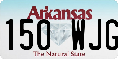 AR license plate 150WJG