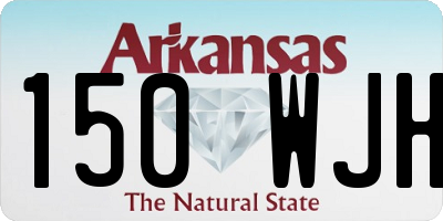 AR license plate 150WJH