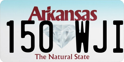 AR license plate 150WJI