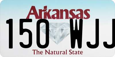 AR license plate 150WJJ