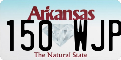 AR license plate 150WJP