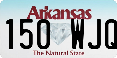 AR license plate 150WJQ