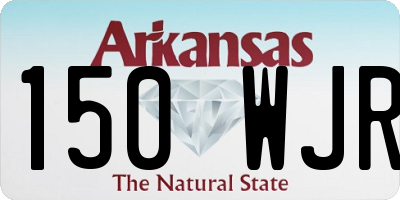 AR license plate 150WJR