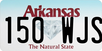 AR license plate 150WJS