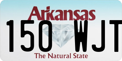 AR license plate 150WJT