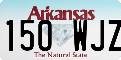 AR license plate 150WJZ