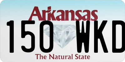 AR license plate 150WKD