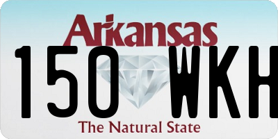 AR license plate 150WKH