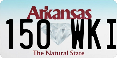 AR license plate 150WKI