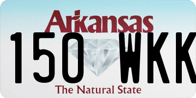 AR license plate 150WKK