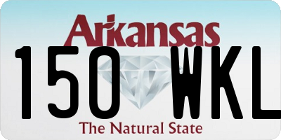 AR license plate 150WKL