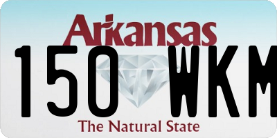 AR license plate 150WKM