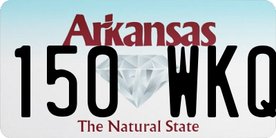 AR license plate 150WKQ