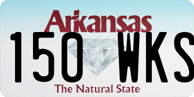 AR license plate 150WKS