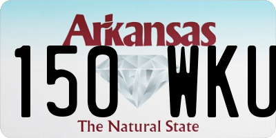 AR license plate 150WKU