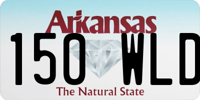AR license plate 150WLD