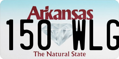 AR license plate 150WLG