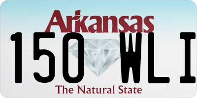 AR license plate 150WLI