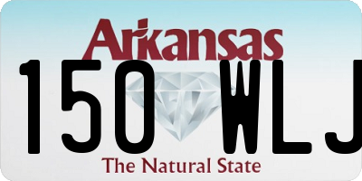 AR license plate 150WLJ