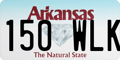 AR license plate 150WLK