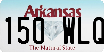 AR license plate 150WLQ