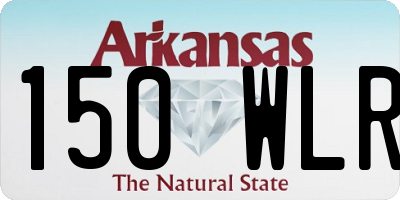 AR license plate 150WLR