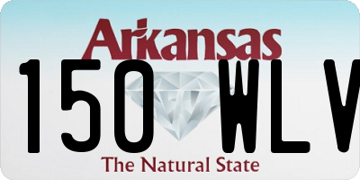 AR license plate 150WLV