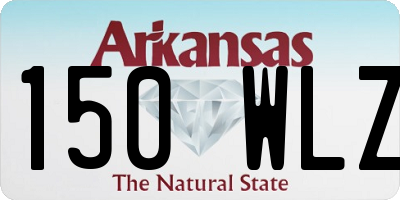 AR license plate 150WLZ