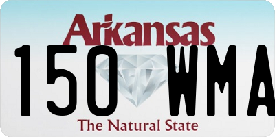 AR license plate 150WMA