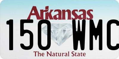 AR license plate 150WMC