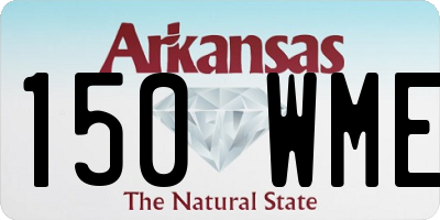 AR license plate 150WME