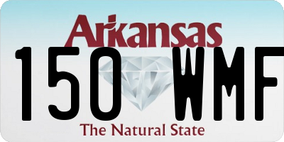 AR license plate 150WMF