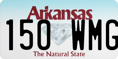AR license plate 150WMG