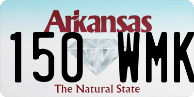 AR license plate 150WMK