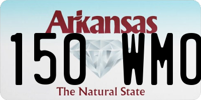 AR license plate 150WMO