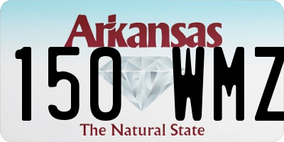 AR license plate 150WMZ