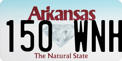 AR license plate 150WNH