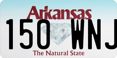AR license plate 150WNJ
