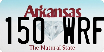 AR license plate 150WRF