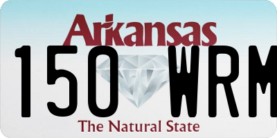 AR license plate 150WRM