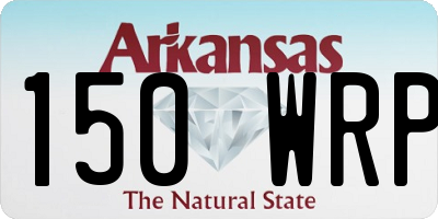 AR license plate 150WRP