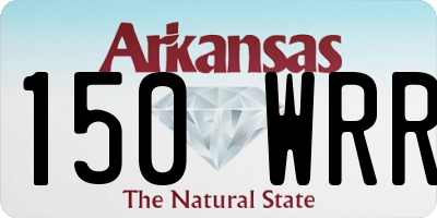 AR license plate 150WRR