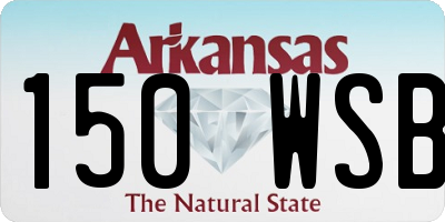 AR license plate 150WSB
