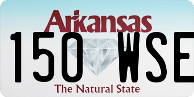 AR license plate 150WSE