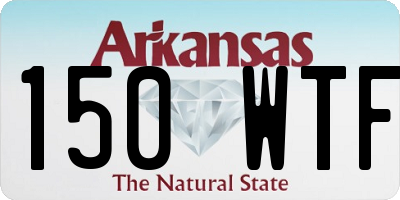 AR license plate 150WTF
