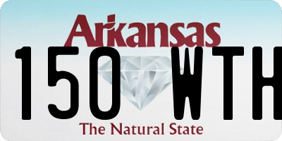 AR license plate 150WTH